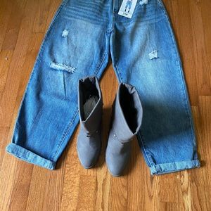 YMI Dream Ballon Fit High Rise Ankle Denim Jean